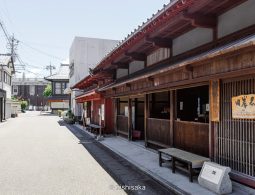 Western-style brick building (Former Morita Bank) from the Meiji or Taisho era in Mikuni Minato.